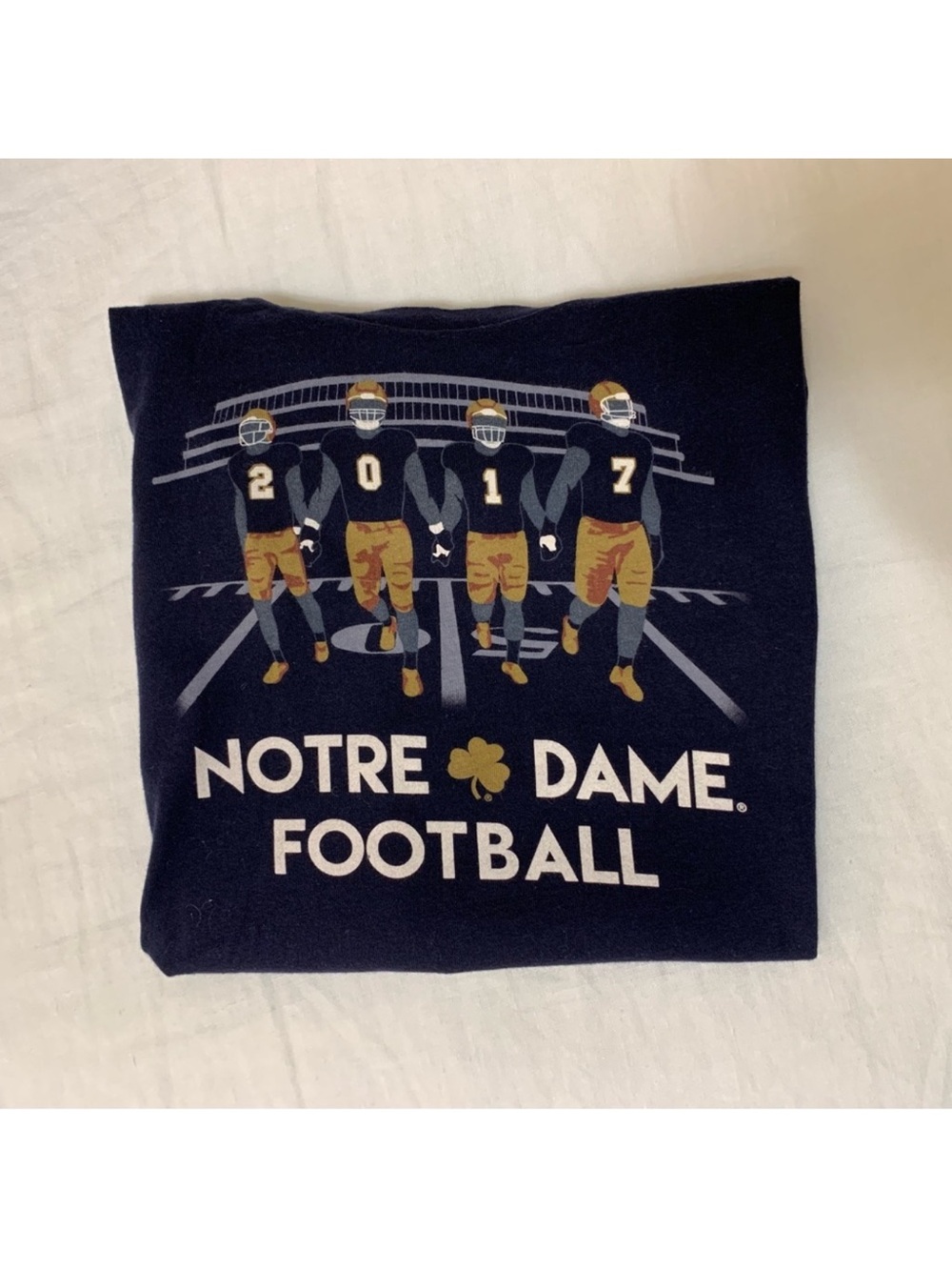 Notre Dame Football “The Shirt” 2017 Women’s Cut Size Medium